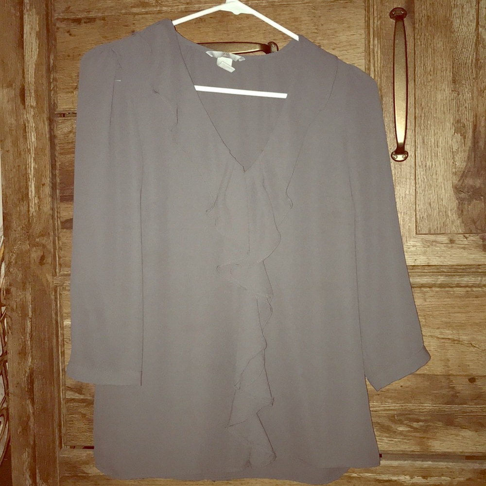 Ruffle light weight top